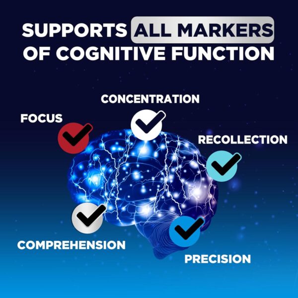 Brain Supplement Gummies for Concentration Memory & Focus Support - Brain Clarity Health with B6 B12, Phosphatidylserine, Coffee Extract, Nootropics Cognitive Vitamins for Adults - 60 Vegan Gummies - Image 5