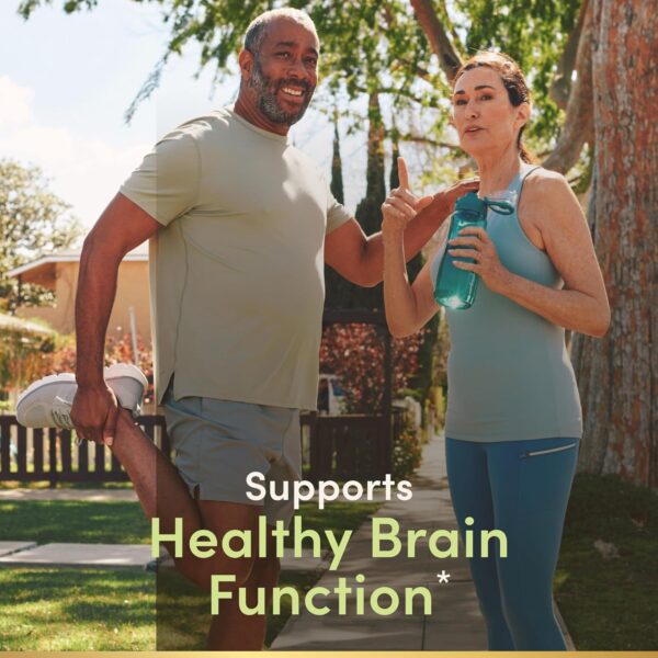 Nature's Bounty Ginkgo Biloba Capsules 120mg, Memory Support Supplement, Supports Brain Function and Mental Alertness, 100 Capsules - Image 2