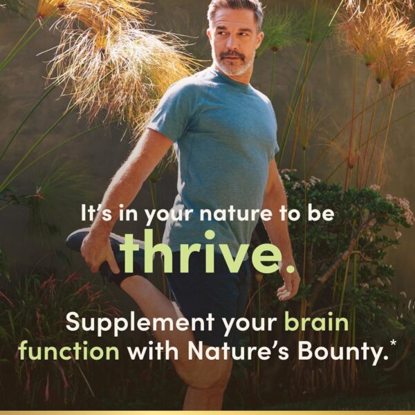Nature's Bounty Ginkgo Biloba Capsules 120mg, Memory Support Supplement, Supports Brain Function and Mental Alertness, 100 Capsules - Image 4