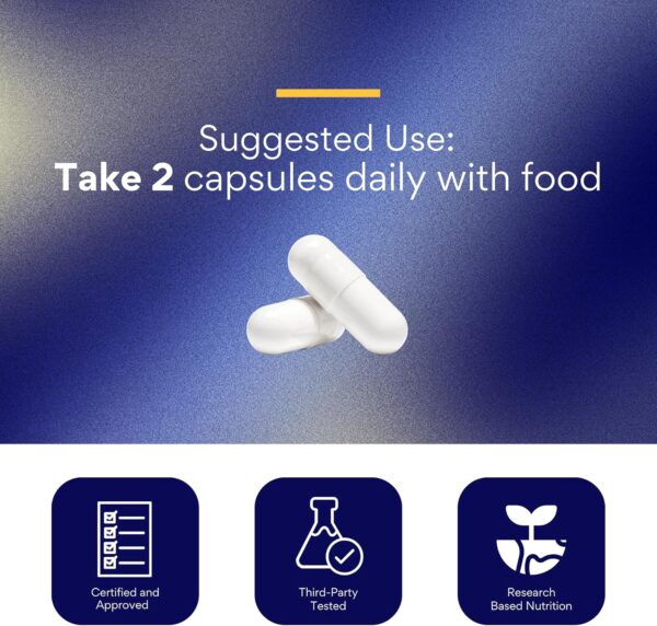 Brain Booster - Nootropic Supplement to Enhance Cognitive Function - 60 Vegan Friendly Capsules - 1 Bottle - Image 4